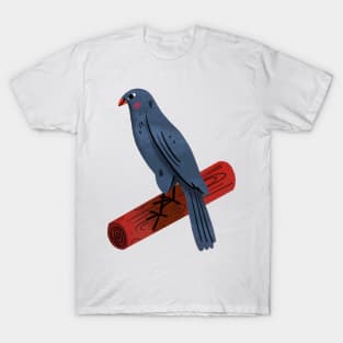 Bird Painting Hand Drawn T-Shirt